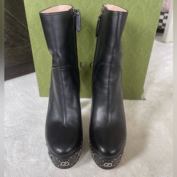Gucci | Interlocking G leather boots - Picture 8 of 8